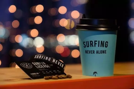 Surf coffee карта wallet